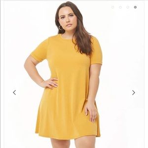 Yellow T-shirt Dress (Flowy)